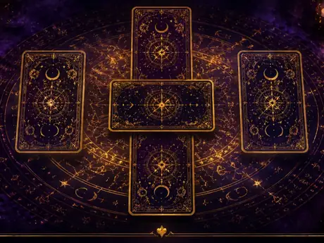 Disposition des cartes du Tirage Amour