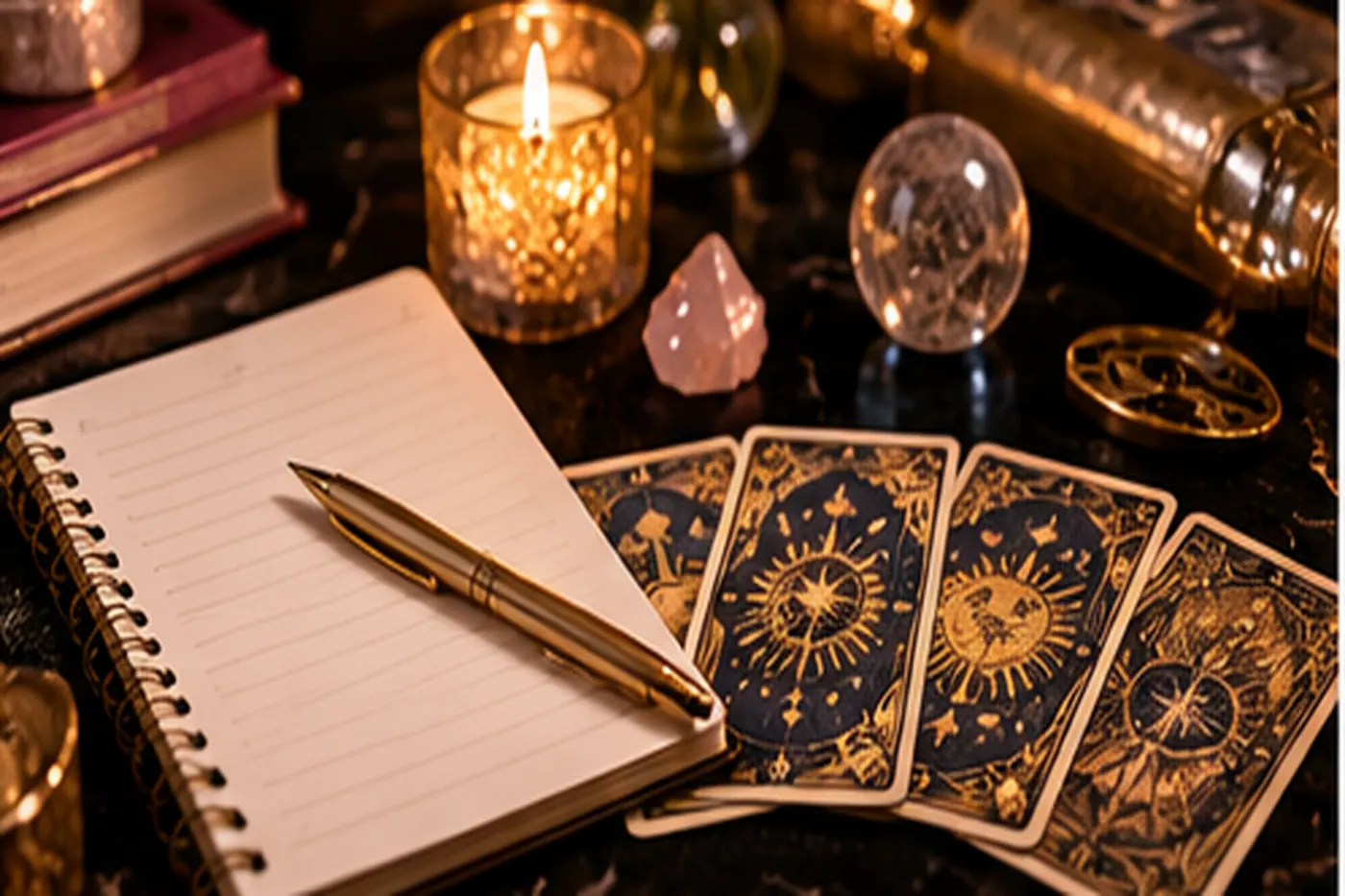 Préparer ses questions pour une consultation de voyance à Nice, carnet et tarot de Marseille